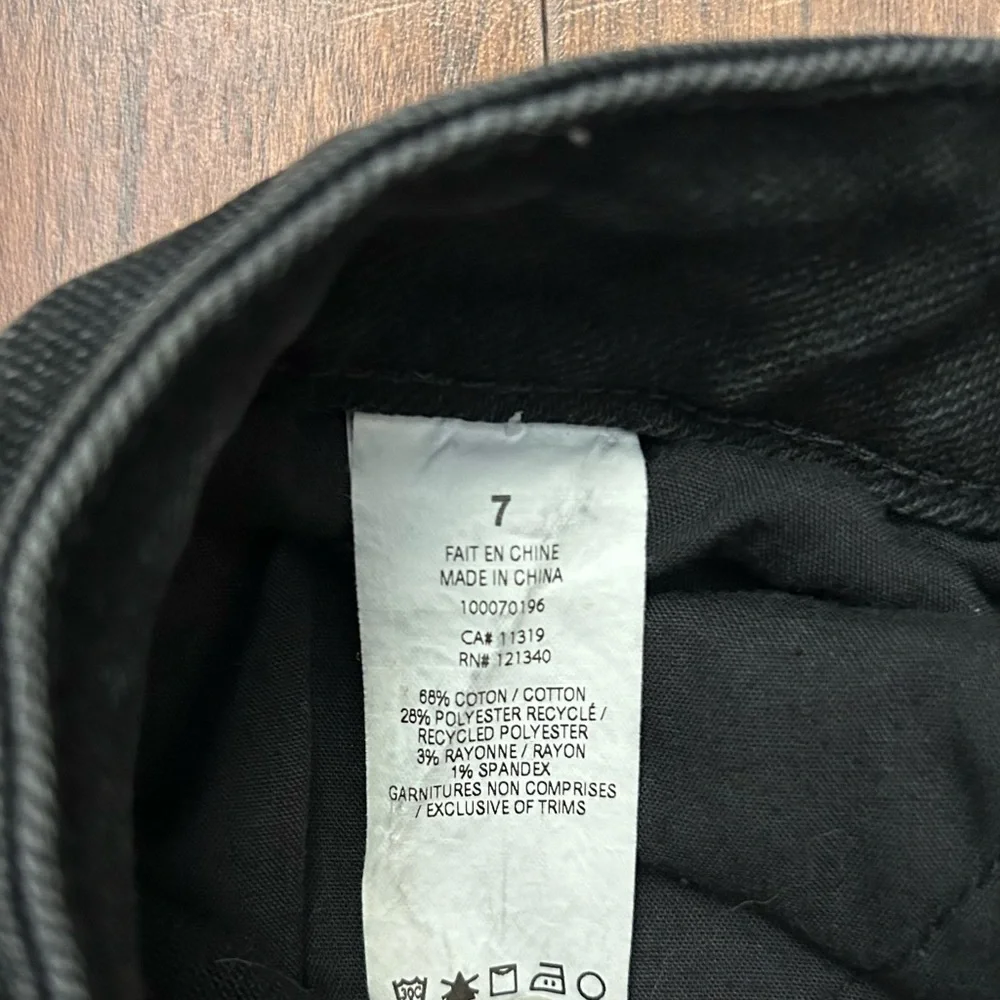 Garage Women’s Black Flared Women's Jeans with Copper Hardware, Size 28 - Picture 13 of 14